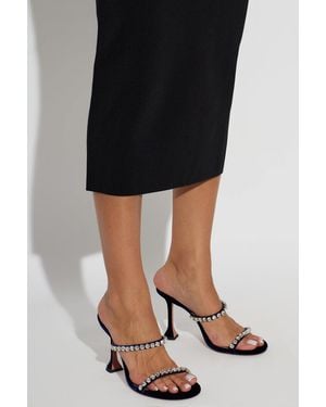 AMINA MUADDI Heeled Mules 'Gigi' - Black
