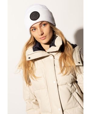 Canada Goose Hat With Logo - White