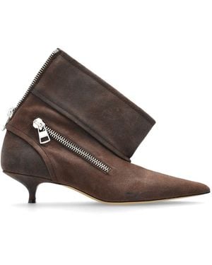 JW Anderson Leather Ankle Boots - Brown