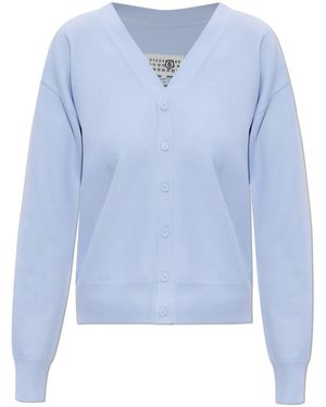 MM6 by Maison Margiela Top With Decorative Buttons - Blue