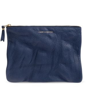 Comme des Garçons Leather Waist Bag - Blue