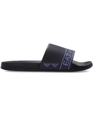 EA7 Rubber Flip-Flops - Blue