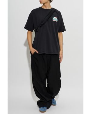 Rhude T-Shirt With Print - Black