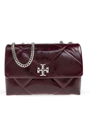 Tory Burch Shoulder Bag "Kira Diamond" - Purple