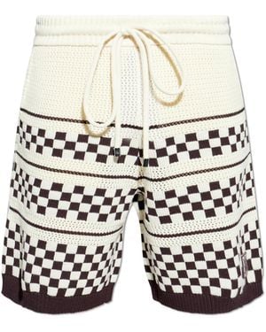 Amiri Shorts With A Patch - White