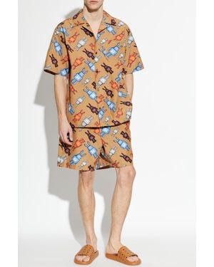 MCM Shirt With Print - Natural