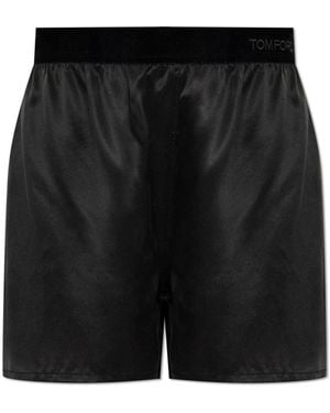 Tom Ford Silk Shorts - Black