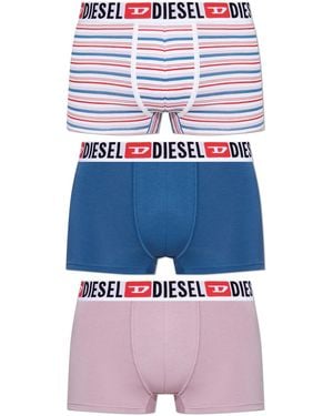 DIESEL Three-Pack Of Boxer Briefs 'Umbx-Damienthreepack' - White