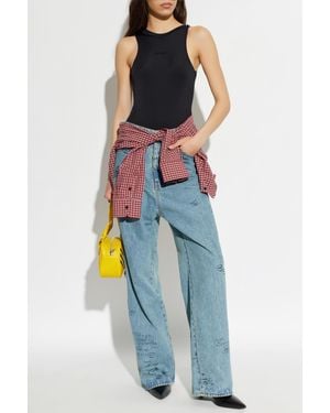 Vetements Wide-Leg Jeans - Blue