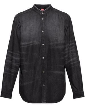 DIESEL Shirt 'D-Simply-Fsh' - Grey