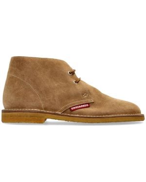 DSquared² Suede Ankle Boots - Brown