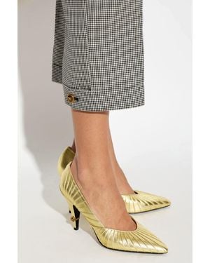 Versace "Heeled Shoes 'Gianni' - Gray
