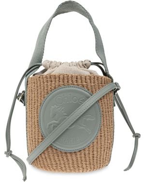 Chloé Horse Medal Small Bag - Grey