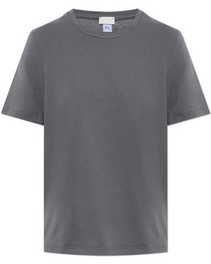 Hanro T-Shirt From The "Natural Shirt" Collection - Grey