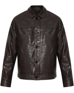 AllSaints 'Nates' Leather Jacket - Black