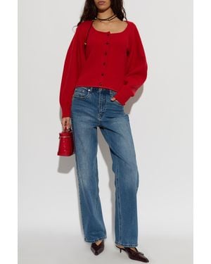 Jacquemus Wool Cardigan 'Tempo' - Red
