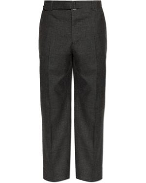 Officine Generale Wool Trousers 'Hoche' - Black