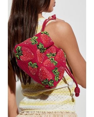 Loewe "Flamenco Mini" Bag - Red
