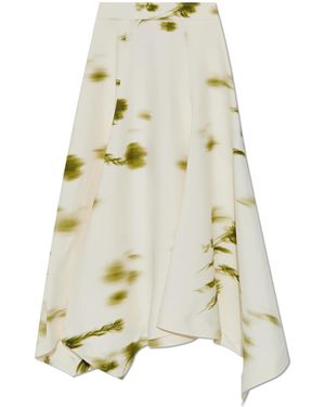 Ferragamo Skirt With Print - White