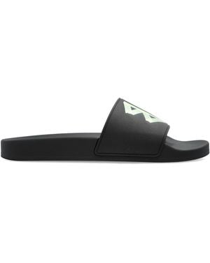 Balenciaga Rubber Slides 'Pool' - White