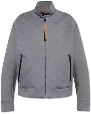 MCM Jacket With Monogram - Grey