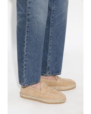 Giorgio Armani Suede Espadrilles - Blue