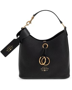 Balenciaga 'Carrie Small' Hobo Bag - Black