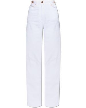 Versace High-Waisted Jeans - White