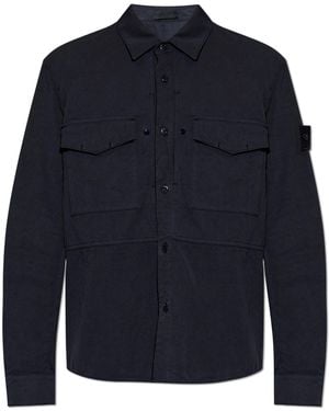 Stone Island Shirt With Pockets - Blue