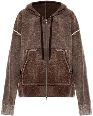 DIESEL Wool Cardigan 'M-Hermine' - Brown