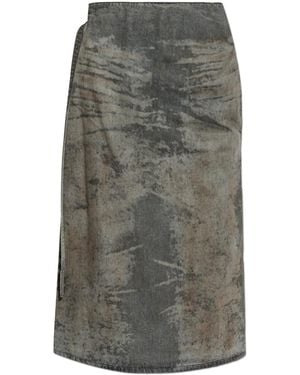 DIESEL Denim Skirt 'De-Morika-Fsi' - Grey