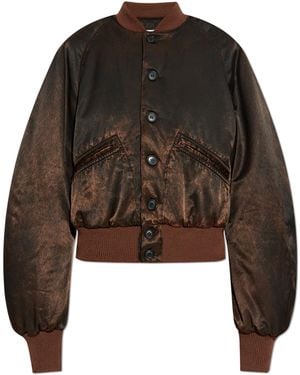 MM6 by Maison Margiela Bomber Jacket - Brown