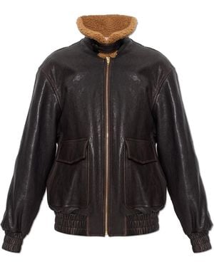 Valentino Garavani Leather Jacket - Black