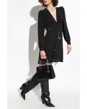 MICHAEL Michael Kors Dress With Shimmering Sequins - Black