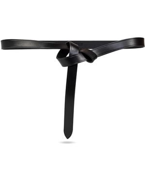Isabel Marant Leather Belt Kirka - Black