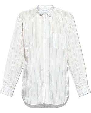 Comme des Garçons Striped Shirt - White