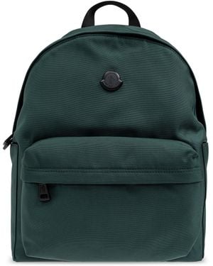Moncler Backpack With Logo - Green