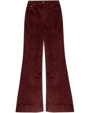 Rag & Bone Corduroy Trousers With Flared Legs