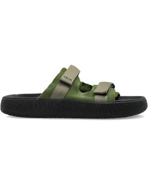 Veja Arpoador Suede Soft Flip-Flops - Green