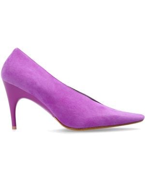 Balenciaga 'Duchesse Pump' High-Heeled Shoes - Purple