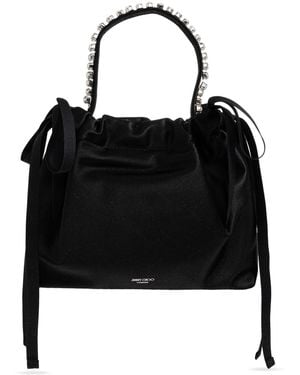 Jimmy Choo 'Drawstring Mini' Bag - Black