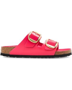 Birkenstock 'Arizona Big Buckle' Slides - Pink