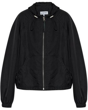 Loewe Hooded Jacket - Black