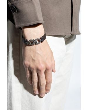 Ferragamo Leather Bracelet - Natural