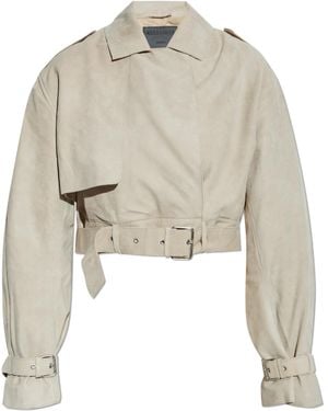 AllSaints Leather Jacket - Natural