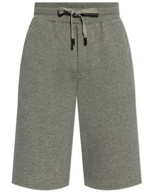 Dolce & Gabbana Sweat Shorts With Logo - Green
