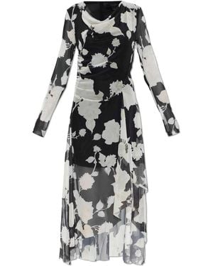 AllSaints Asymmetrical Dress "Loria" - White