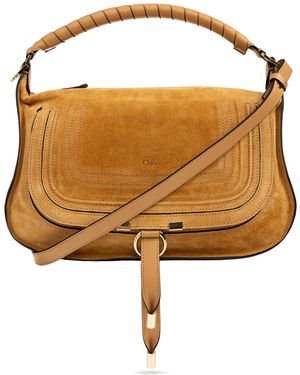 Chloé Shoulder Bag 'Marcie Small' - Brown