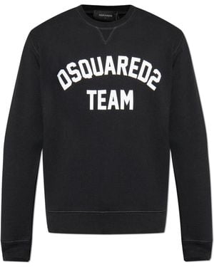 DSquared² Sweatshirt With Logo - Black
