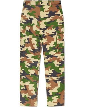 JW Anderson Camouflage Pattern Trousers - Green
